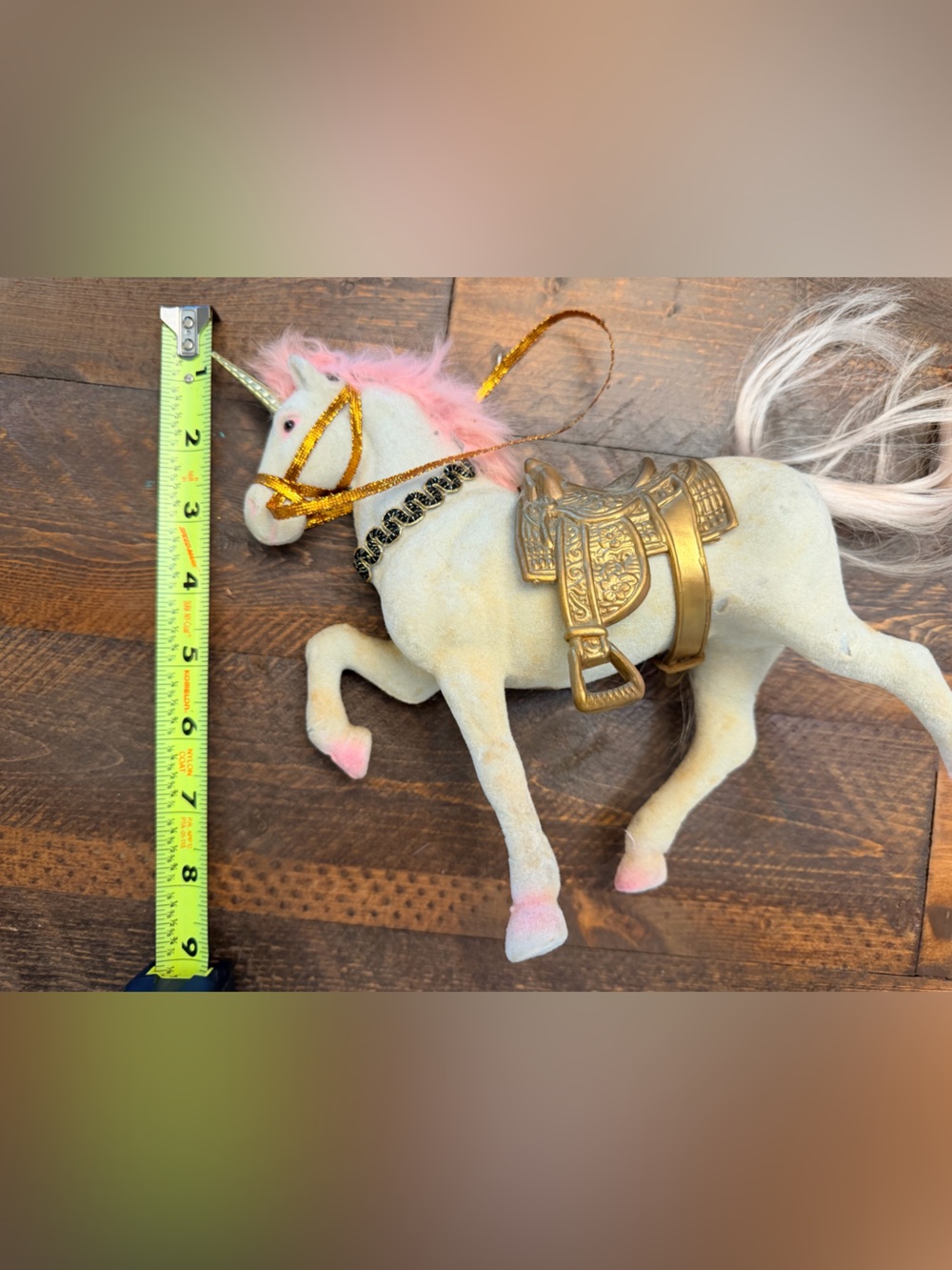 Set of 3 Unicorns Flocked Red Resin and solid Brass GUC collectors pieces - Picture 12 of 13